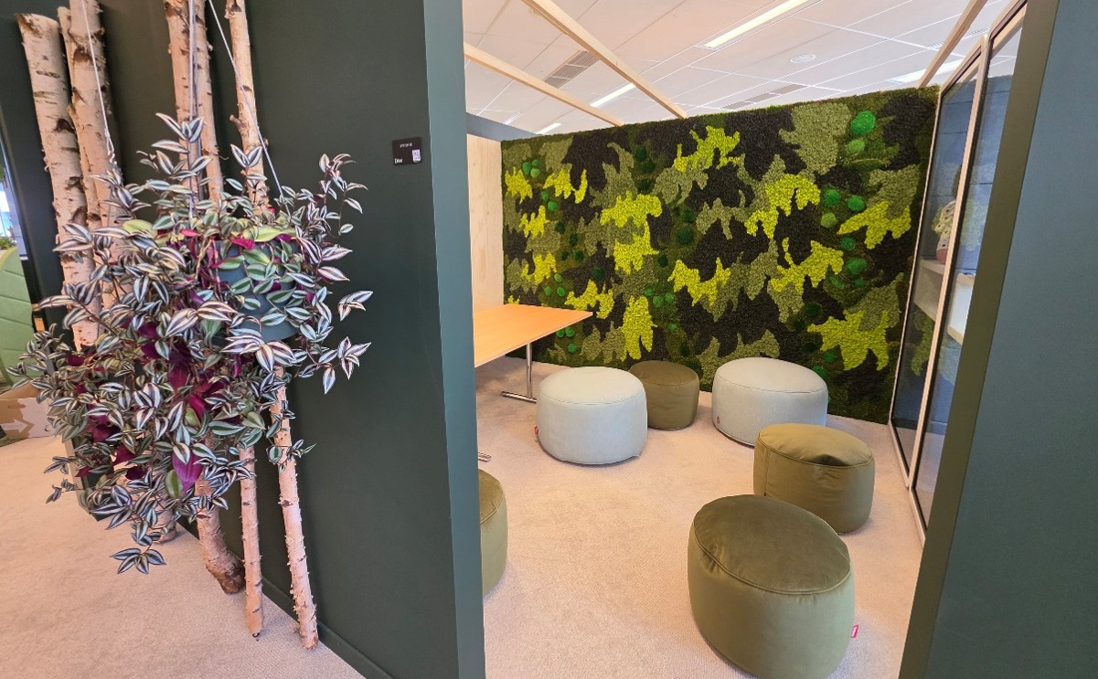 Biophilic meeting room